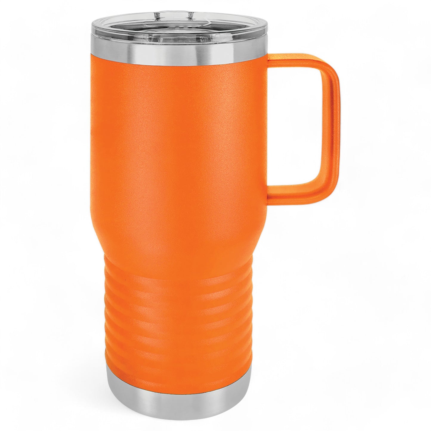 20 oz Travel Tumbler with Handle, Custom Company Logo, Slide Lid