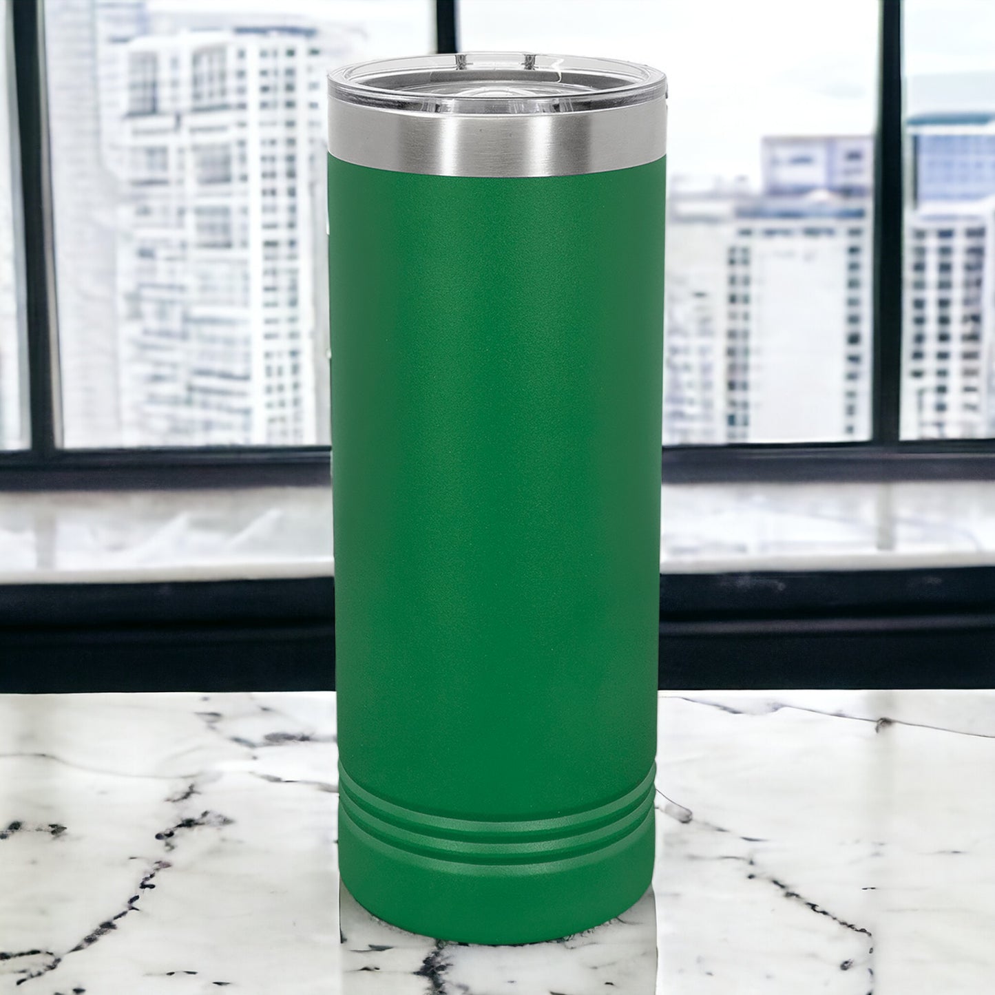 22oz Custom Company Logo Skinny Tumblers Bulk