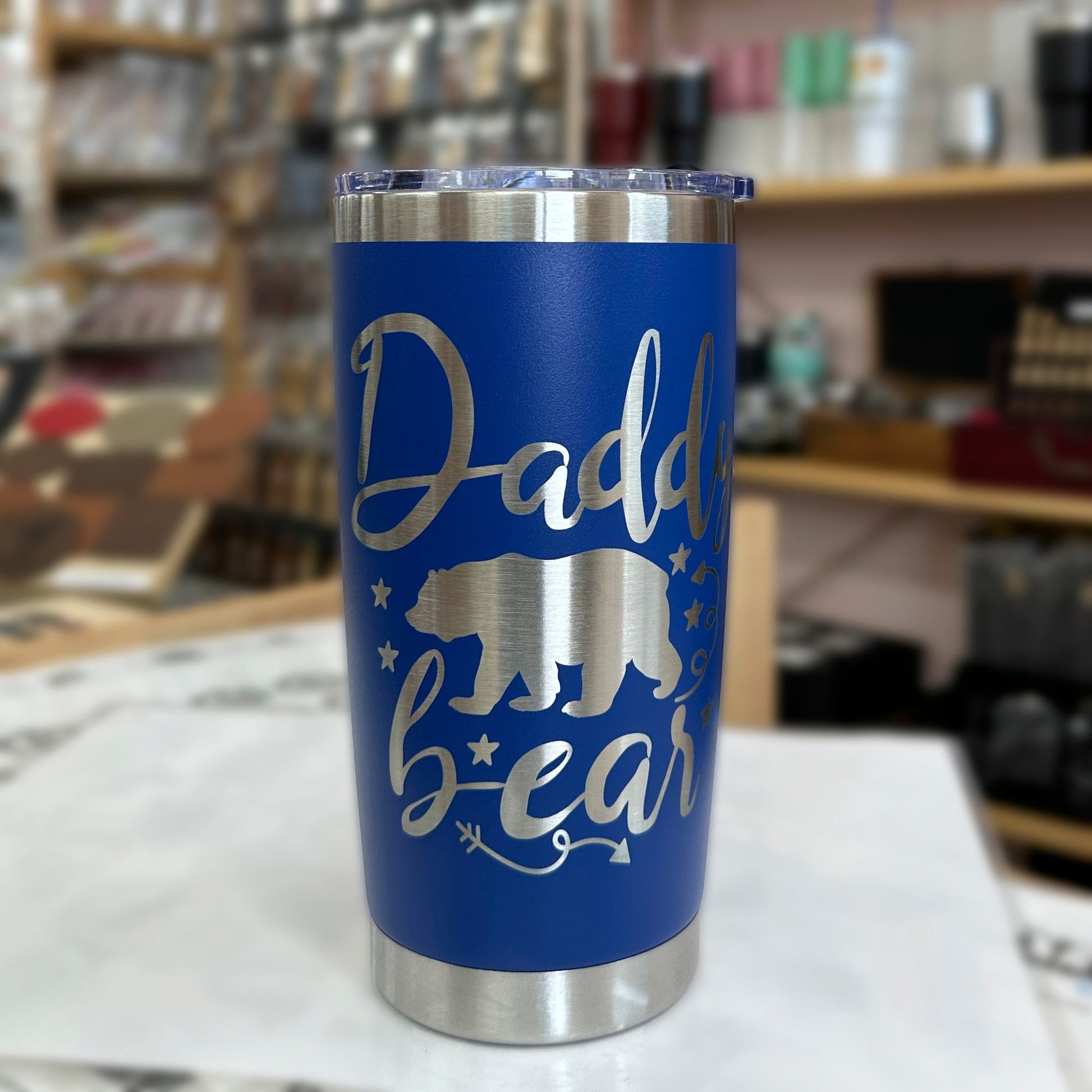 daddy bear gift cup tumbler
