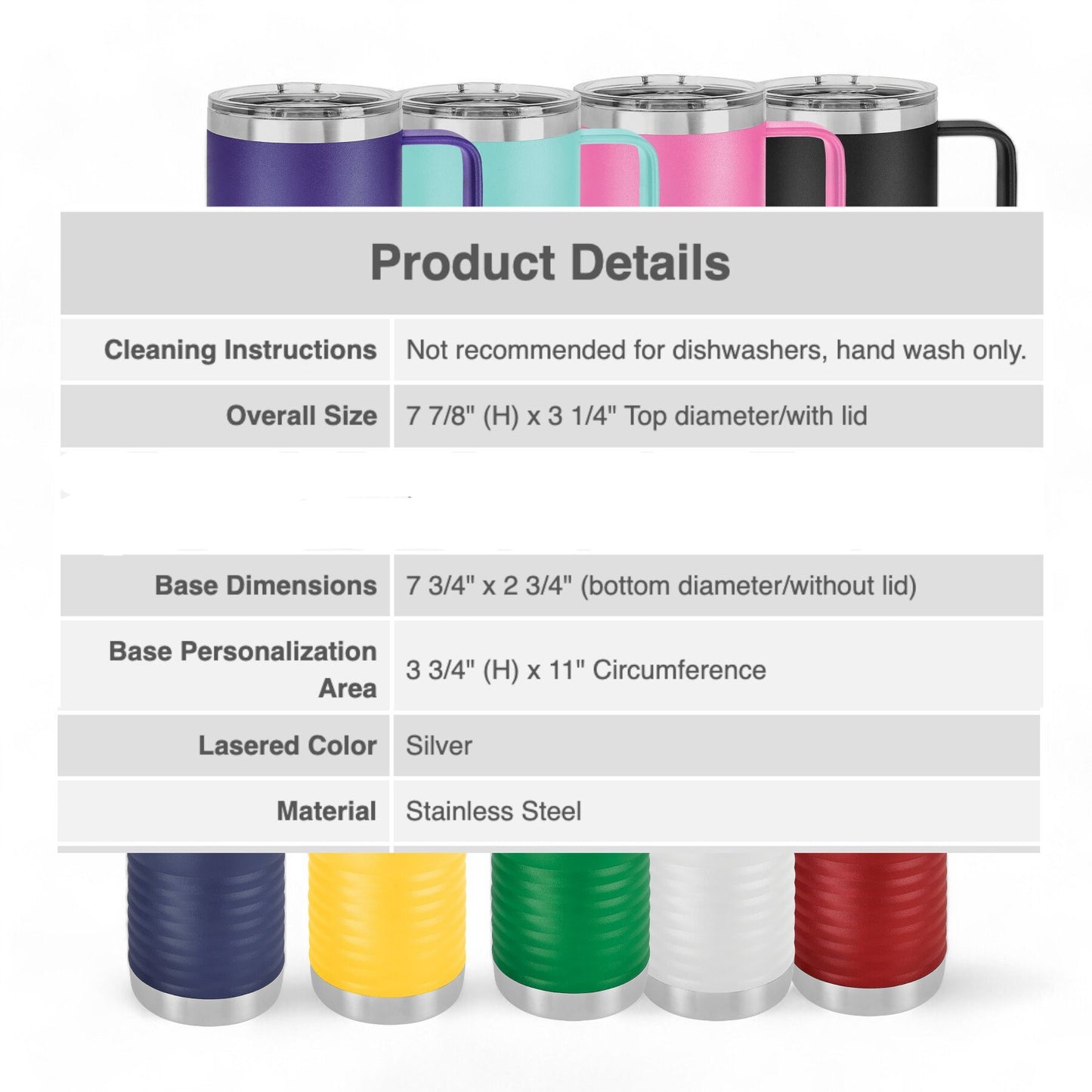 Retirement Gift Engraved Tumbler With Handle, Vacation Retirement Family Cruise Tumbler, Custom Travel Cup