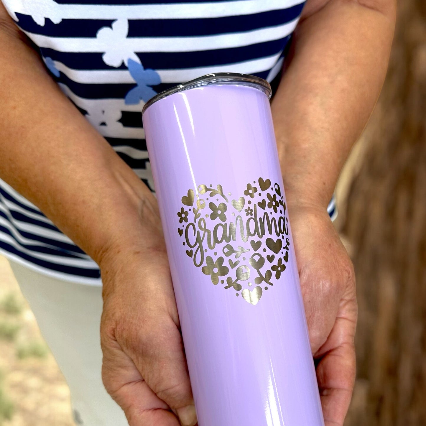 Personalized Grandma Tumbler Gift Travel Mug Coffee Drinkware