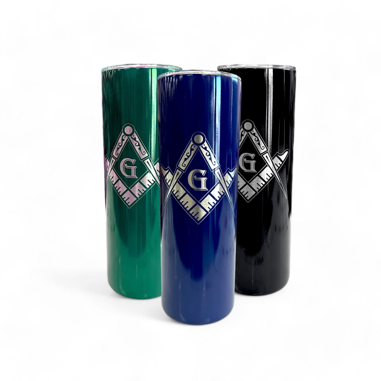 Freemason Gift Coffee Tumbler 20 oz Masonic Symbol Flask Freemasonry