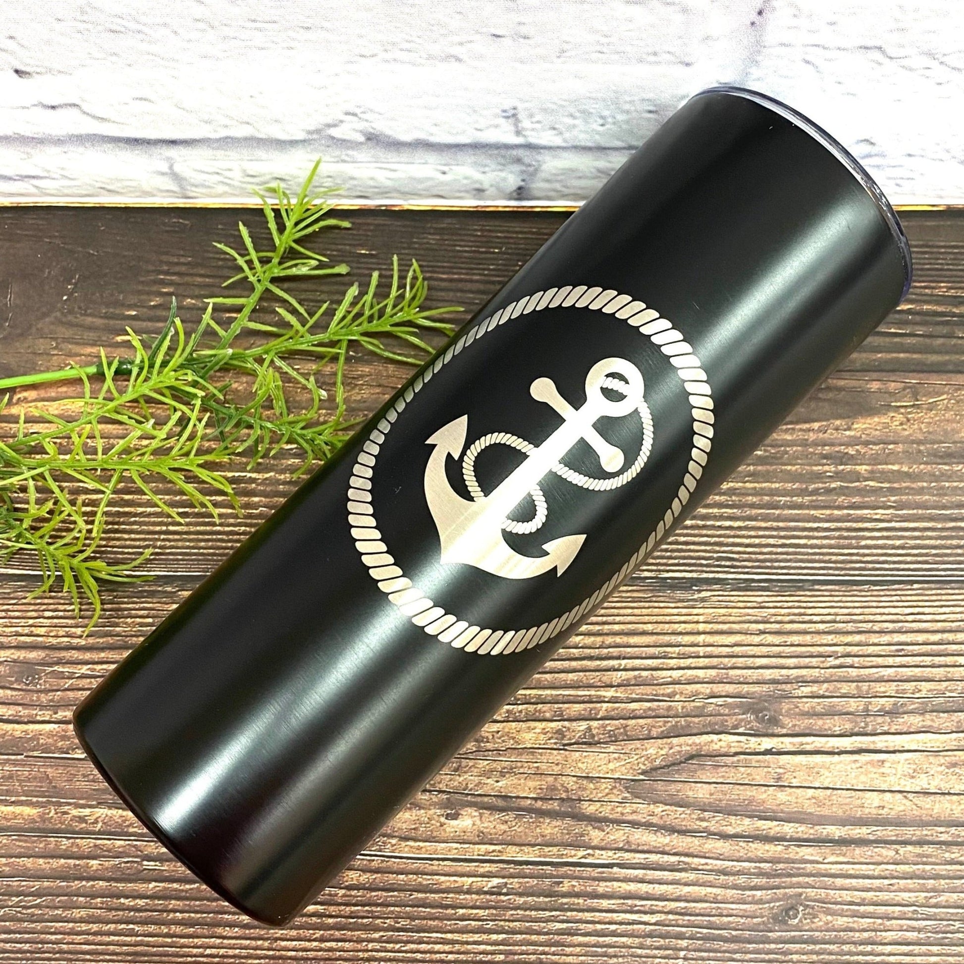 Anchor Tumbler Beach Cruise Theme, Graduation Captain Gift Cup Nautical Mug