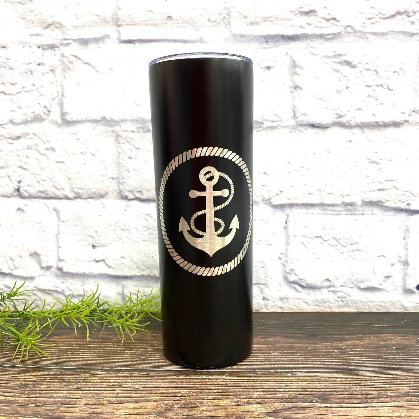 Anchor Tumbler Beach Cruise Theme, Graduation Captain Gift Cup Nautical Mug