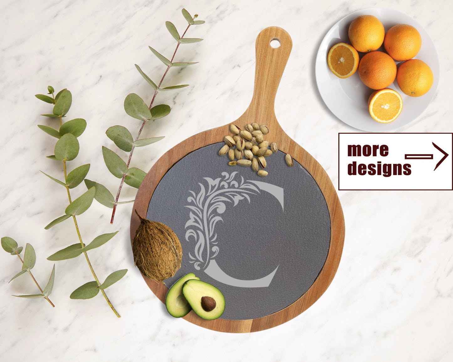Cheese Charcuterie Serving Board Personalized Wedding Birthday Acacia Gift Engraved