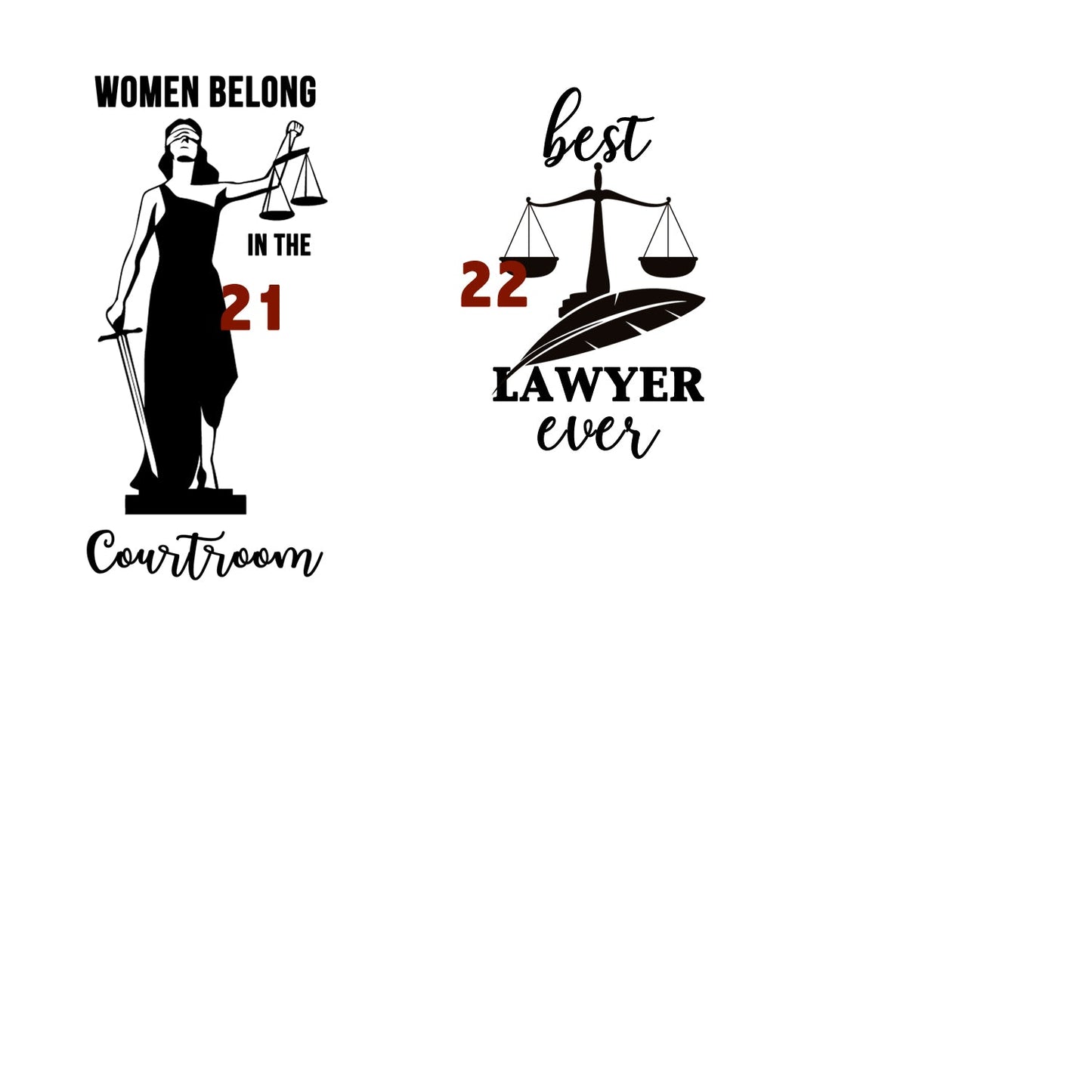 Lawyer Attorney Gift Tumbler Woman Man Law School Graduation Gift Skinny Coffee Cup