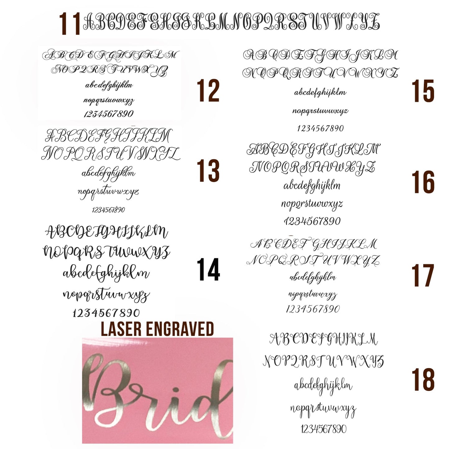 Personalized Champagne Flute Glass Laser Engraved Name Custom Toasting Glass Bridal Shower Birthday