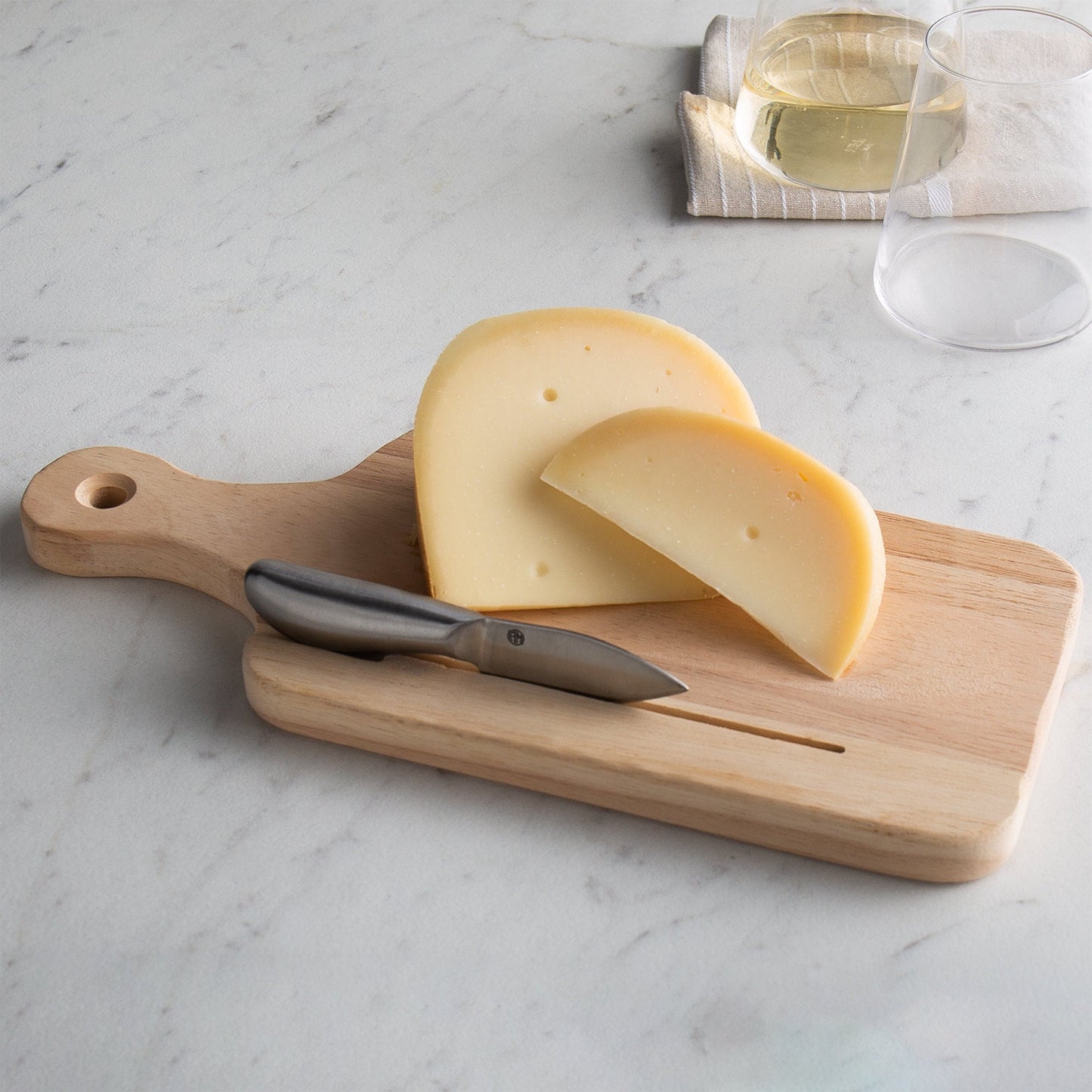 Personalized Engraved Wood Cutting Board with Handle Our Life Our Home
