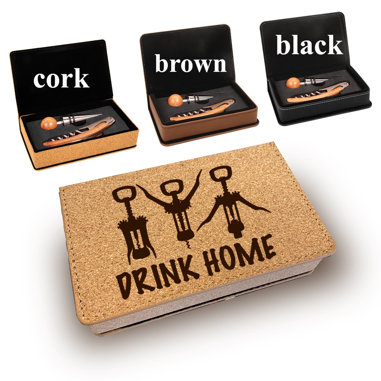 Wine Opener Tools Set Personalized Wine Lover Gift Accessories Laser Engraved