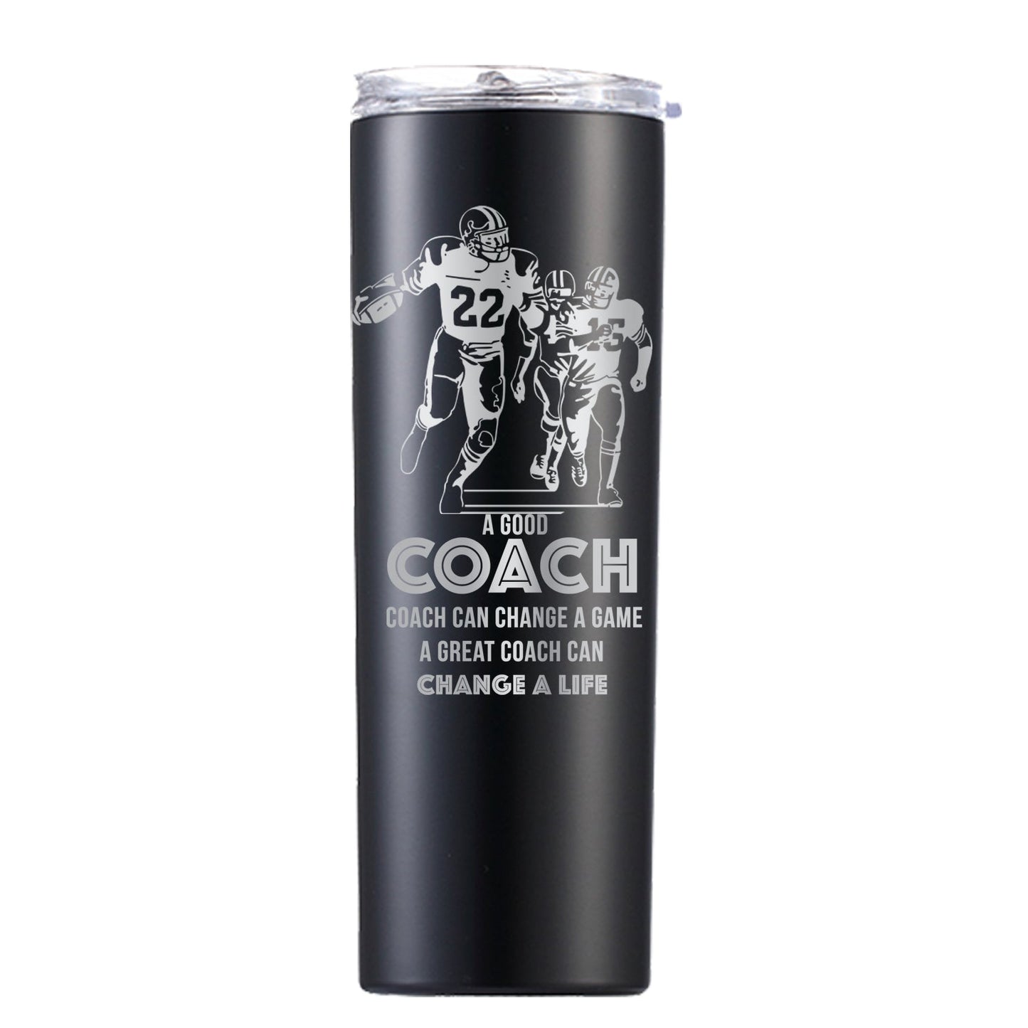 Football Coach Tumbler Gift Stainless Steel Coffee Mug