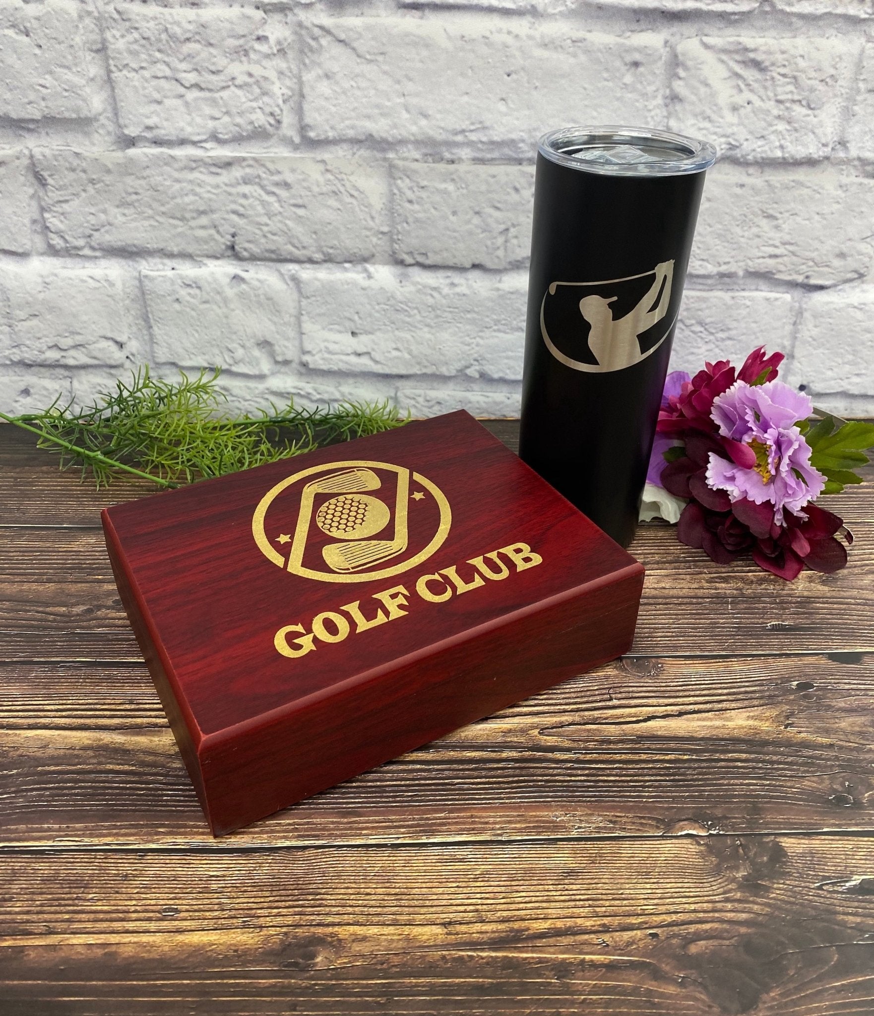 Personalized Golf Balls Box Gift for Birthday Wedding, Gift for Dad Husband Wife