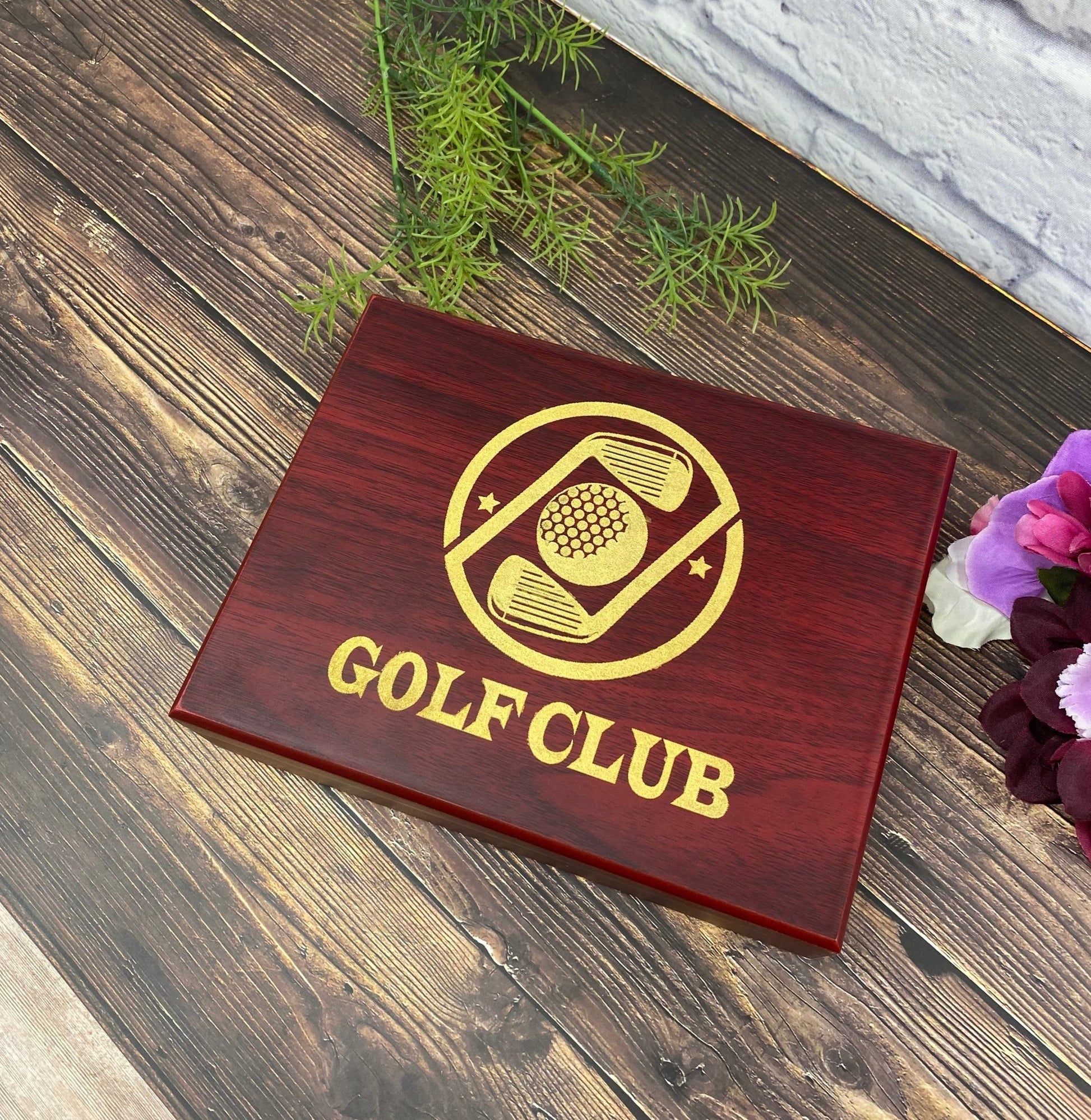 Personalized Golf Balls Box Gift for Birthday Wedding, Gift for Dad Husband Wife